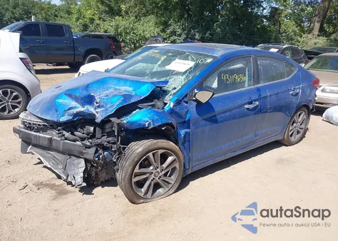 2017 Hyundai Elantra Limited from USA, damaged, VIN 5NPD84LF2HH121449